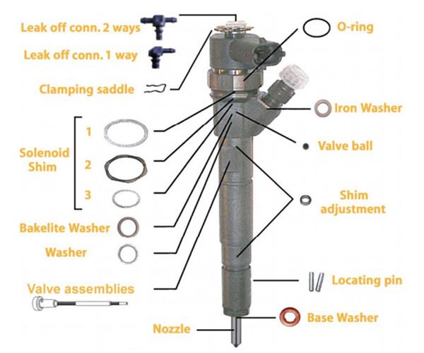 denso injector nozzle spring adjusting shim